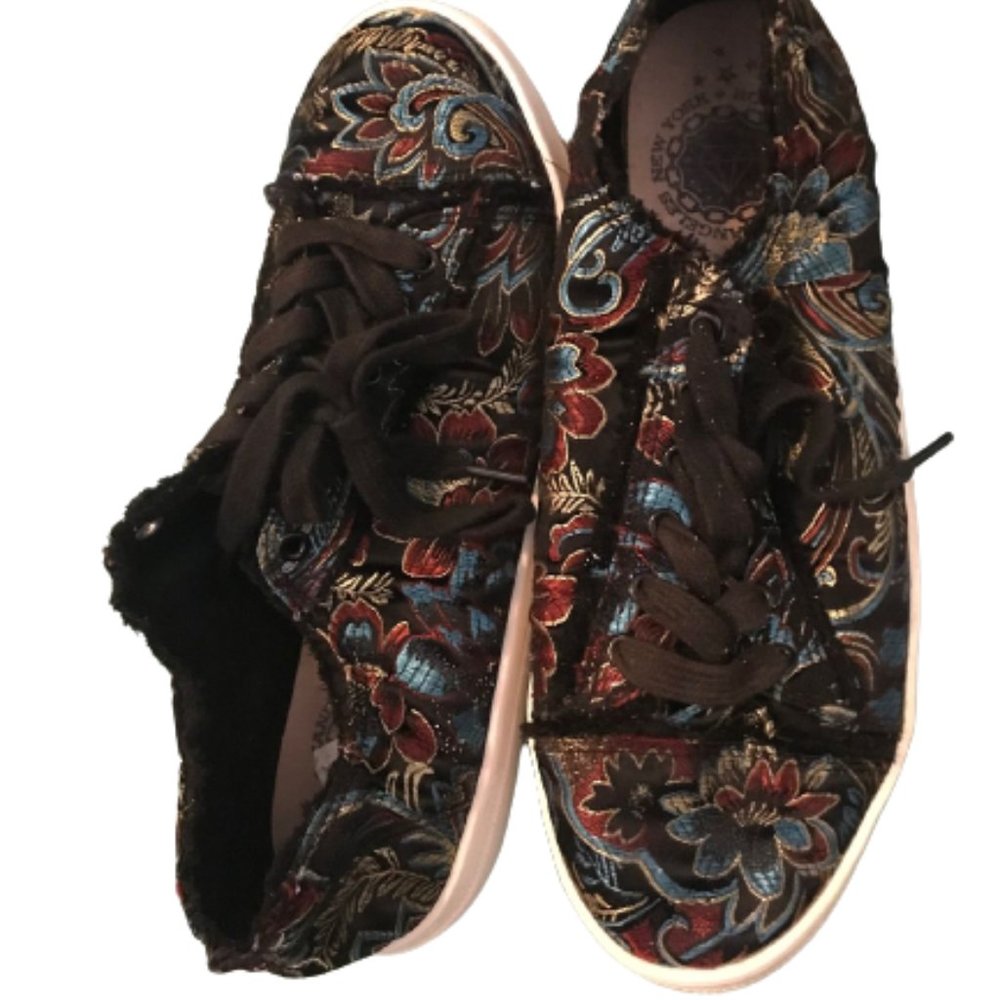 Rock & Candy Metallic Floral Sneakers